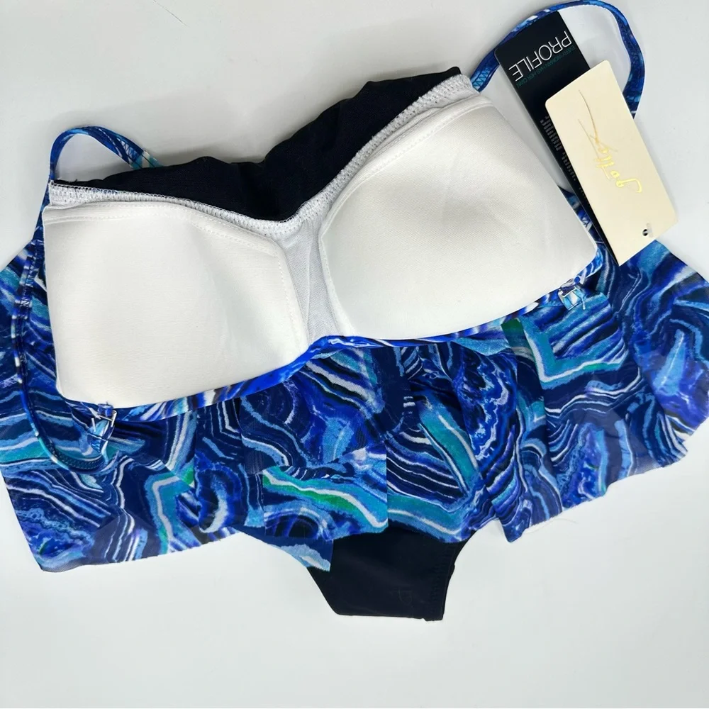 Gottex Mesh Swimdress One Piece Swimsuit Size 6 Resort Beach Coastal Cruise